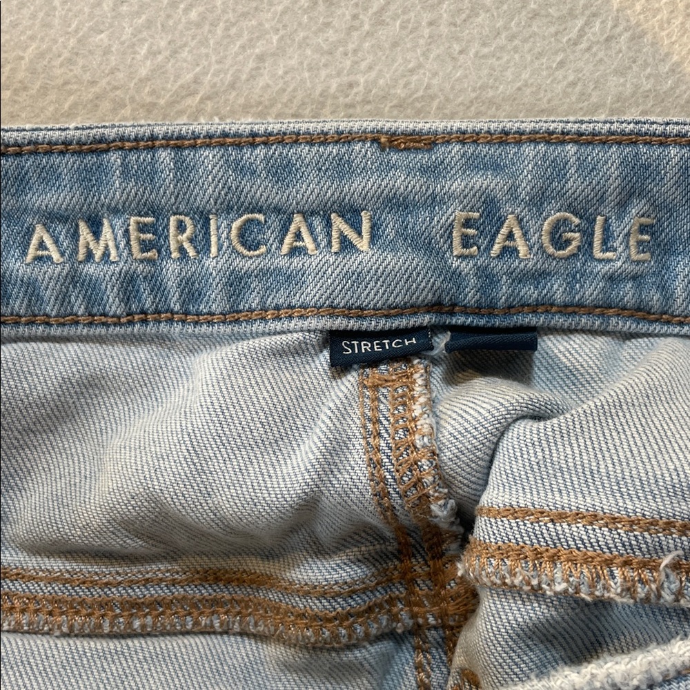 American Eagle Women’s Super High Rise Baggy Wide Leg Jeans Size 8 Regular